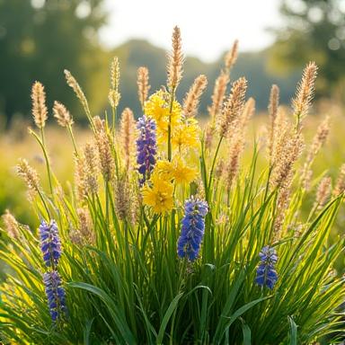 Bunte Sommerwiesen-Arrangements