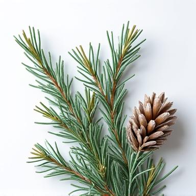 Elegantes Wintergrün mit Tannenzweigen
